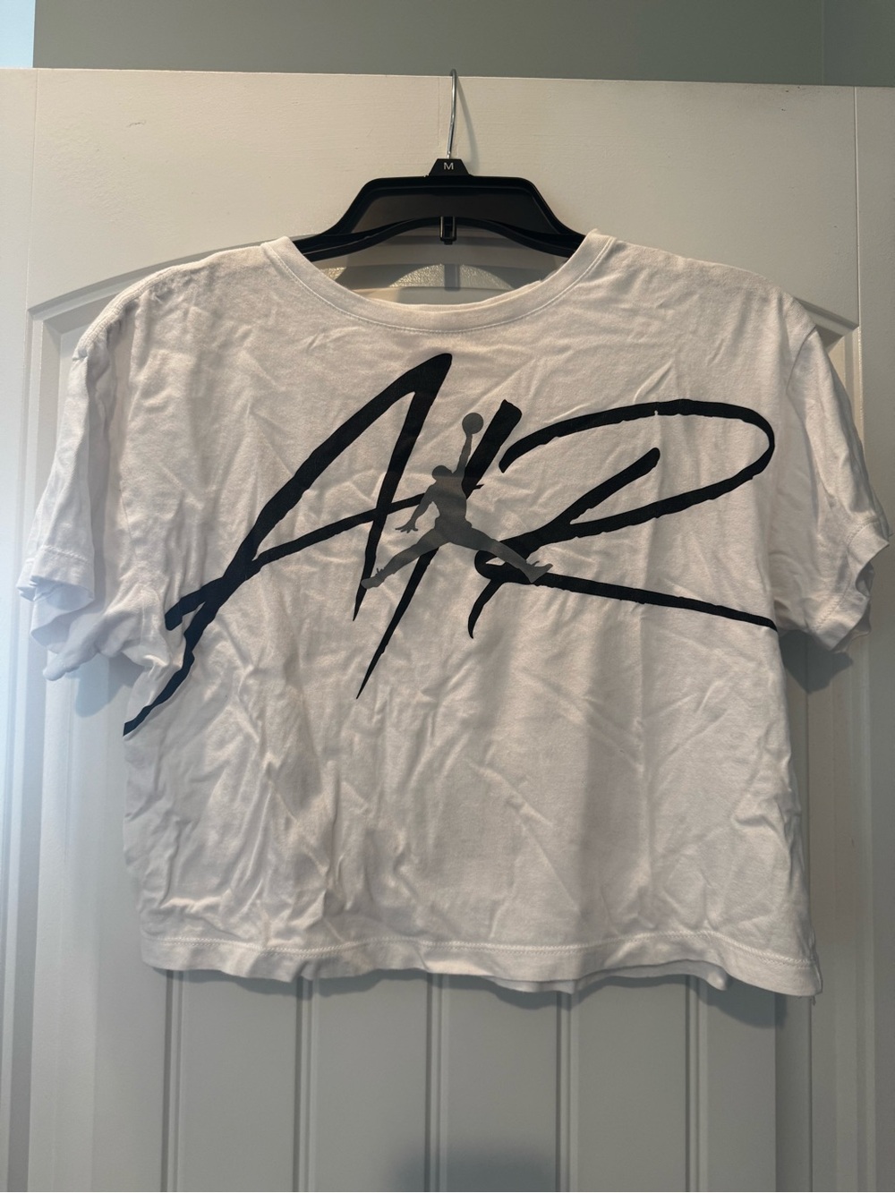 Air Jordan White T-Shirt youth size L